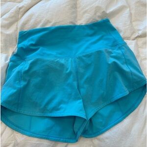 Lululemon teal speed ups 2.5 inch